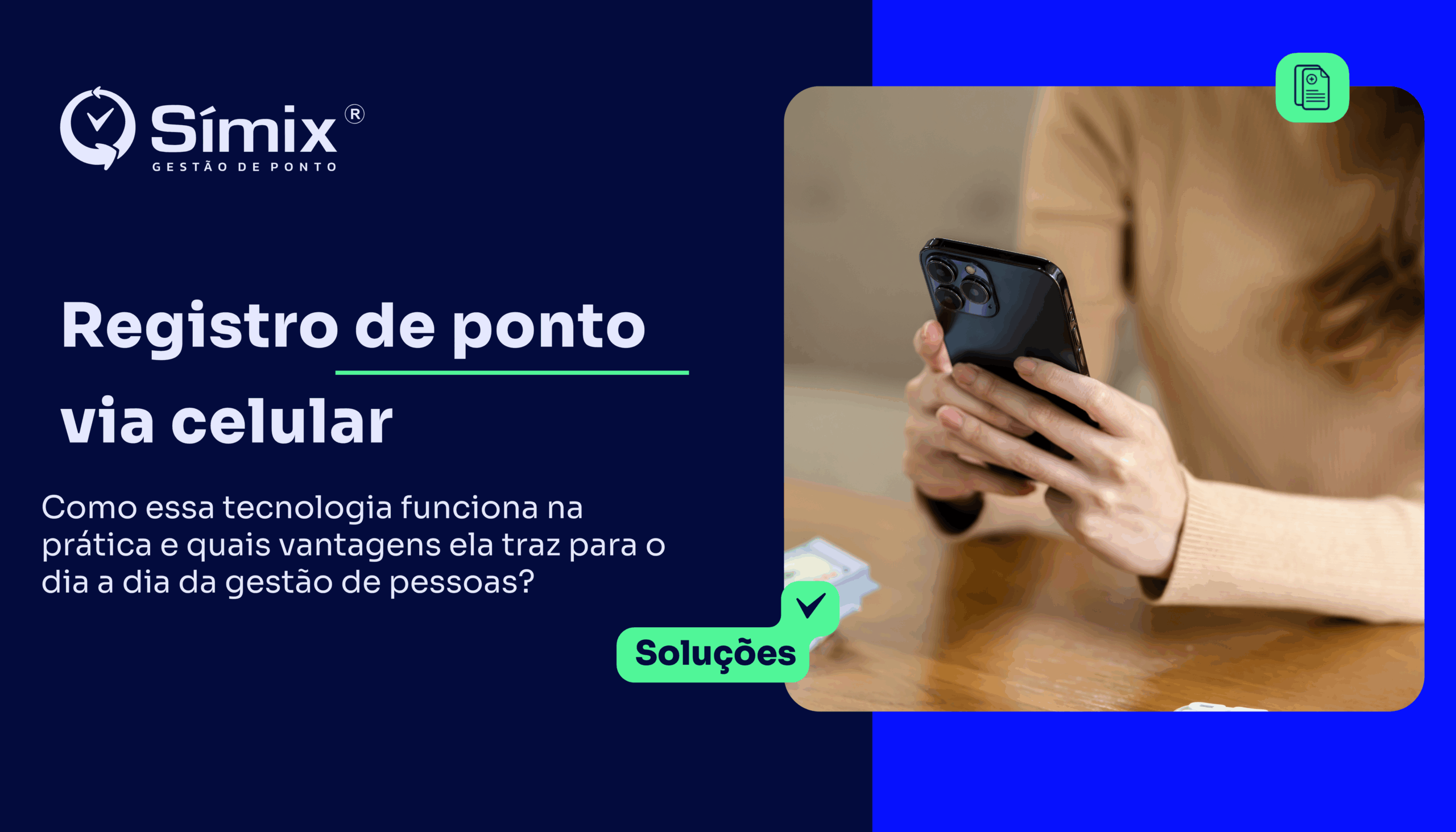 Como funciona o registro de ponto via celular?