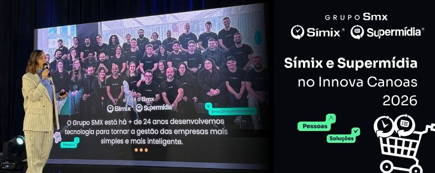 Símix e Supermídia na 5ª edição do Innova Canoas 2026, no Multiplan Hall do ParkShopping Canoas.